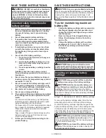 Preview for 6 page of Makita TM30D Instruction Manual