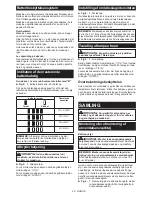 Preview for 49 page of Makita TM30D Instruction Manual