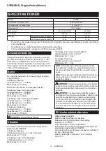 Preview for 10 page of Makita TM30DWYE Instruction Manual