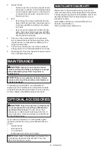 Preview for 12 page of Makita TW001GZ Instruction Manual