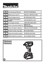 Preview for 1 page of Makita TW004GZ Instruction Manual