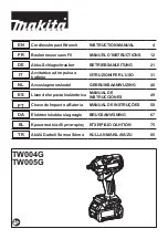 Makita TW004GZ Instruction Manual предпросмотр