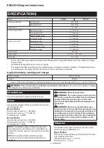 Preview for 4 page of Makita TW004GZ Instruction Manual