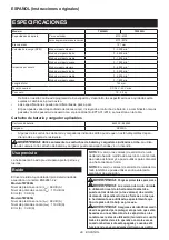 Preview for 49 page of Makita TW004GZ Instruction Manual