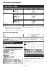Preview for 66 page of Makita TW004GZ01 Instruction Manual