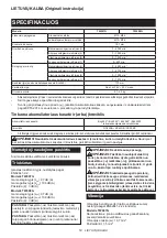 Preview for 53 page of Makita TW007GZ Instruction Manual