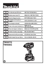 Preview for 1 page of Makita TW008G Instruction Manual