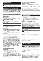 Предварительный просмотр 11 страницы Makita TW008G Instruction Manual