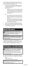 Предварительный просмотр 7 страницы Makita TW060DSAE Instruction Manual