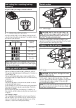 Preview for 6 page of Makita TW060DWAE Instruction Manual