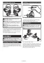 Предварительный просмотр 7 страницы Makita TW060DWAE Instruction Manual