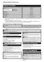 Preview for 3 page of Makita TW140DSMJ Instruction Manual