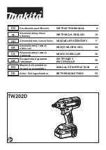 Makita TW202D Instruction Manual preview