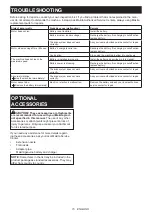 Preview for 15 page of Makita UB002CZ01 Instruction Manual