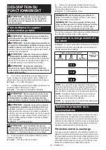 Preview for 22 page of Makita UB002CZ01 Instruction Manual