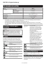 Preview for 26 page of Makita UB002CZ01 Instruction Manual