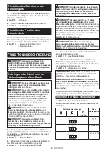 Preview for 32 page of Makita UB002CZ01 Instruction Manual