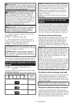 Preview for 72 page of Makita UB002CZ01 Instruction Manual