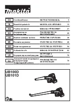 Preview for 1 page of Makita UB100D Instruction Manual