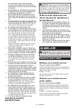 Preview for 66 page of Makita UB100D Instruction Manual