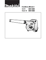 Makita UB120D User Instructions preview