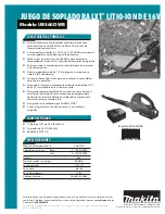 Preview for 2 page of Makita UB360DWB Brochure & Specs