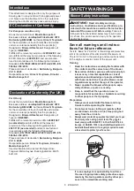 Предварительный просмотр 6 страницы Makita UB401MP Original Instruction Manual