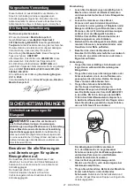 Предварительный просмотр 21 страницы Makita UB401MP Original Instruction Manual