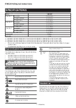 Preview for 7 page of Makita UB402MP Original Instruction Manual