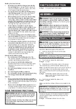 Preview for 10 page of Makita UB402MP Original Instruction Manual