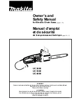 Makita UC 3000 Owner'S And Safety Manual preview