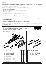 Preview for 18 page of Makita UC 3001A Instruction Manual