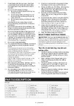 Предварительный просмотр 13 страницы Makita UC002G Instruction Manual