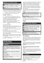 Preview for 17 page of Makita UC004G Instruction Manual