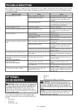 Preview for 20 page of Makita UC004G Instruction Manual