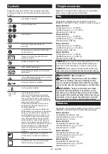 Preview for 112 page of Makita UC004G Instruction Manual