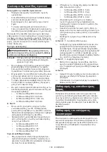 Preview for 136 page of Makita UC004G Instruction Manual