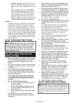 Preview for 14 page of Makita UC007G Instruction Manual