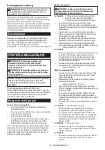 Предварительный просмотр 66 страницы Makita UC007G Instruction Manual