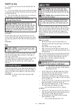 Preview for 81 page of Makita UC007G Instruction Manual