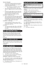 Preview for 82 page of Makita UC007G Instruction Manual