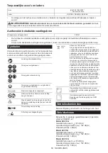 Предварительный просмотр 68 страницы Makita UC010G Instruction Manual