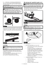 Предварительный просмотр 17 страницы Makita UC011G Instruction Manual