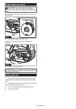 Предварительный просмотр 21 страницы Makita UC011G Instruction Manual