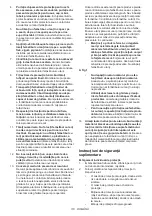 Preview for 110 page of Makita UC016G Instruction Manual