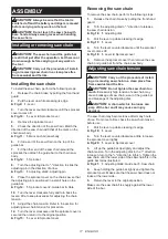 Preview for 17 page of Makita UC017G Instruction Manual