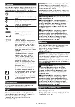 Preview for 98 page of Makita UC100DWA Instruction Manual