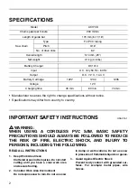 Preview for 2 page of Makita UC170D Instruction Manual