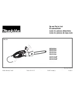 Preview for 1 page of Makita UC3030A Spare Parts List