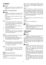 Preview for 12 page of Makita UC3520A Instruction Manual